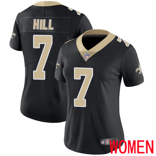 New Orleans Saints Limited Black Women Taysom Hill Home Jersey NFL Football #7 Vapor Untouchable Jersey->youth nfl jersey->Youth Jersey